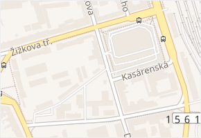 Dvořákova v obci České Budějovice - mapa ulice