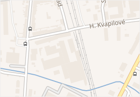 H. Kvapilové v obci České Budějovice - mapa ulice