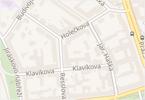 Holečkova v obci České Budějovice - mapa ulice