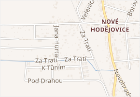 Jana Hurta v obci České Budějovice - mapa ulice