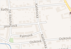 Kališnická v obci České Budějovice - mapa ulice