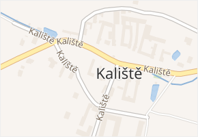 Kaliště v obci České Budějovice - mapa ulice