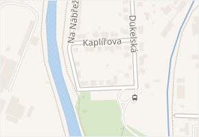 Kaplířova v obci České Budějovice - mapa ulice