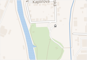 Karla Buriana v obci České Budějovice - mapa ulice