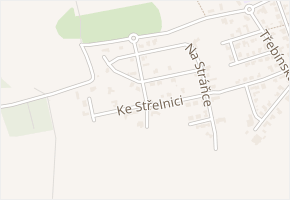 Ke Střelnici v obci České Budějovice - mapa ulice