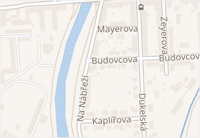 Na Nábřeží v obci České Budějovice - mapa ulice