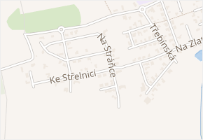 Na Stráňce v obci České Budějovice - mapa ulice
