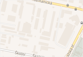 Nemanická v obci České Budějovice - mapa ulice