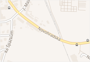 Novohradská v obci České Budějovice - mapa ulice
