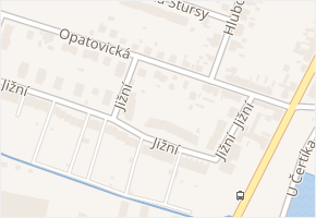 Opatovická v obci České Budějovice - mapa ulice