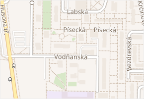 Písecká v obci České Budějovice - mapa ulice