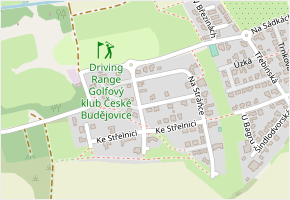 Pod Vodojemem v obci České Budějovice - mapa ulice