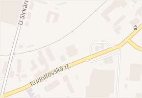 Rudolfovská tř. v obci České Budějovice - mapa ulice