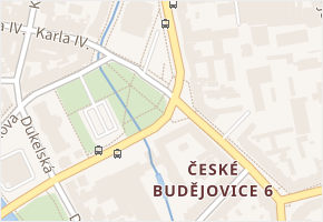 Senovážné nám. v obci České Budějovice - mapa ulice