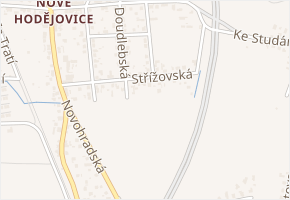 Střížovská v obci České Budějovice - mapa ulice