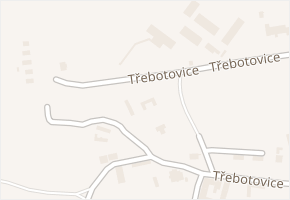 Třebotovice v obci České Budějovice - mapa ulice