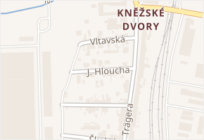 Vltavská v obci České Budějovice - mapa ulice