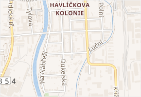 Zeyerova v obci České Budějovice - mapa ulice