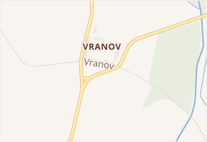 Vranov v obci České Meziříčí - mapa ulice