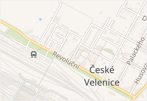 Havlíčkova v obci České Velenice - mapa ulice