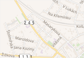 Jozefa Miškovského v obci Český Brod - mapa ulice