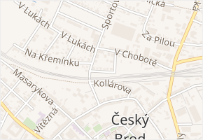 Polomská v obci Český Brod - mapa ulice