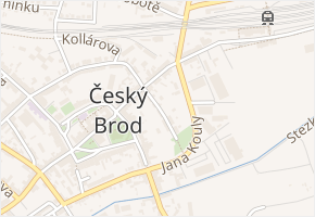 Šafaříkova v obci Český Brod - mapa ulice