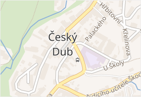 Český Dub I v obci Český Dub - mapa části obce