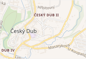Křelinova v obci Český Dub - mapa ulice