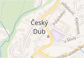 nám. Bedřicha Smetany v obci Český Dub - mapa ulice