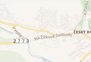 Svobody v obci Český Dub - mapa ulice