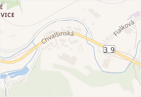 Chvalšinská v obci Český Krumlov - mapa ulice