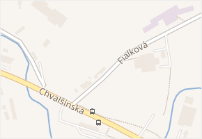 Fialková v obci Český Krumlov - mapa ulice
