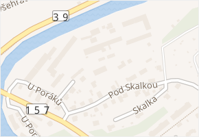 Havraní v obci Český Krumlov - mapa ulice
