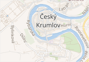 Kájovská v obci Český Krumlov - mapa ulice
