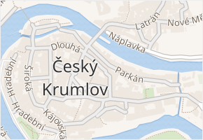 Masná v obci Český Krumlov - mapa ulice