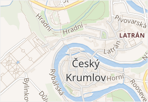 Na Ostrově v obci Český Krumlov - mapa ulice