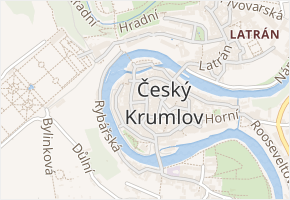 Panenská v obci Český Krumlov - mapa ulice