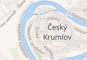 Soukenická v obci Český Krumlov - mapa ulice
