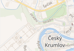 U Prachárny v obci Český Krumlov - mapa ulice