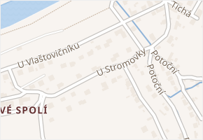 U Stromovky v obci Český Krumlov - mapa ulice