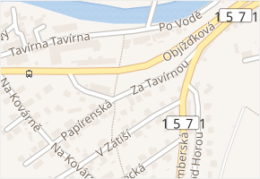 Za Tavírnou v obci Český Krumlov - mapa ulice