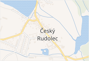 Český Rudolec v obci Český Rudolec - mapa části obce