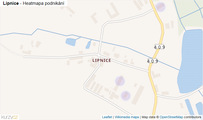 Mapa Lipnice - Firmy v části obce.