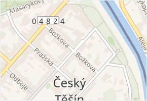 Božkova v obci Český Těšín - mapa ulice