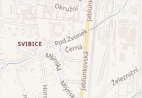 Černá v obci Český Těšín - mapa ulice
