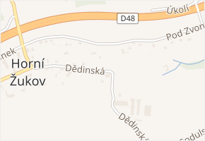 Dědinská v obci Český Těšín - mapa ulice