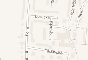 Kysucká v obci Český Těšín - mapa ulice
