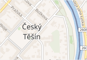 Moskevská v obci Český Těšín - mapa ulice