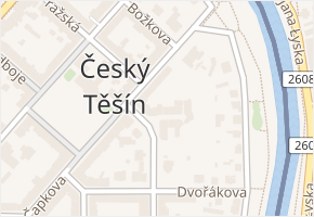 náměstí ČSA v obci Český Těšín - mapa ulice